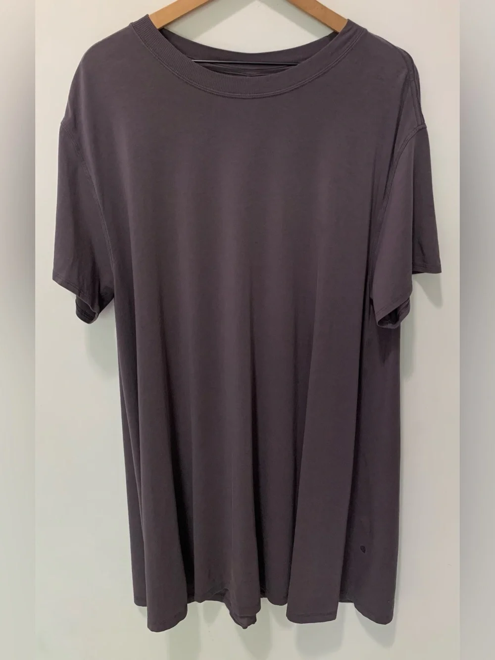Lululemon All Yours Tee Dress Moonphase Eggplant Purple Size 8